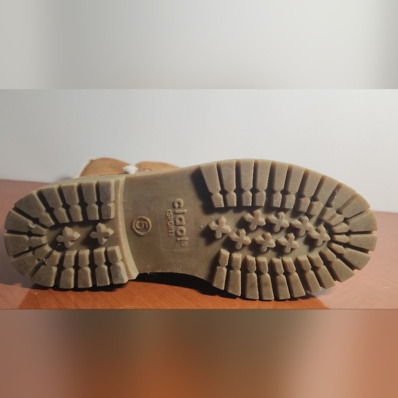 CIAO! SPORT  STANNA ANKLE BOOTS BOOTIES TAN WOMENS SIZE 5 - Picture 5 of 6